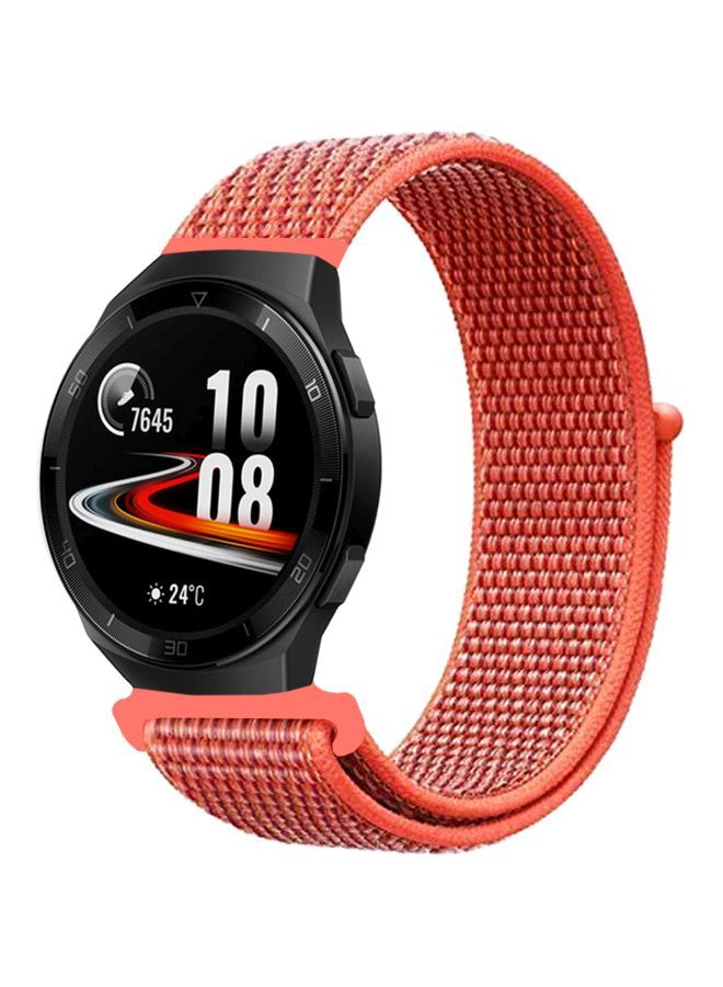 Replacement Band For Huawei Watch GT 2e 46mm Nectarine Orange - Image 1