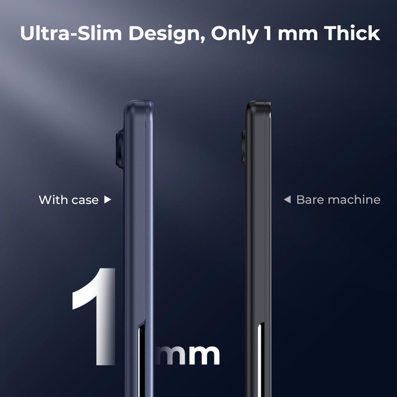 BlueSwan Matte Case for MacBook Pro 14 M5 M4 M3 M2 M1 Pro/Max 2026-2021, Compatible A3426 A3427 A3434 A3401 A3112 A2992 A2918 A2779 A2442, Hard Shell Protective Cover, Matte Midnight - Image 4