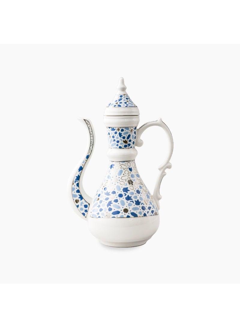 Homesmiths Homesmiths Ramadan Rosa Nogoum Coffee Pot - Ramadan Inspired , Ceramic,Elegant Design , Perfect For Turkish Coffee & Iftar Gatherings  - Image 2