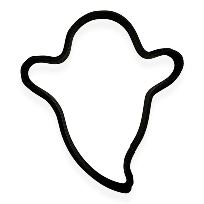 Ghost Cookie Cutter EasytoPush 3DPrinted Halloween Fall Baking Tool for Cookies Fondant and Crafts Spooky Holiday Da de los Muertos Birthday Party Decor