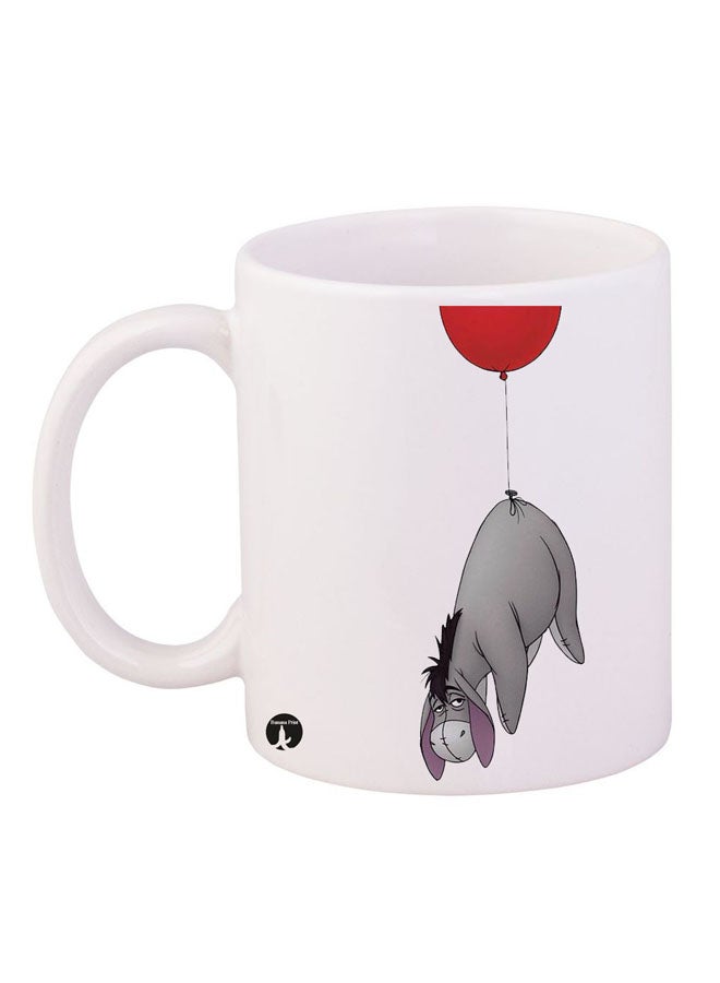 RYN Printed Mug White/Red/Grey 12ounce
