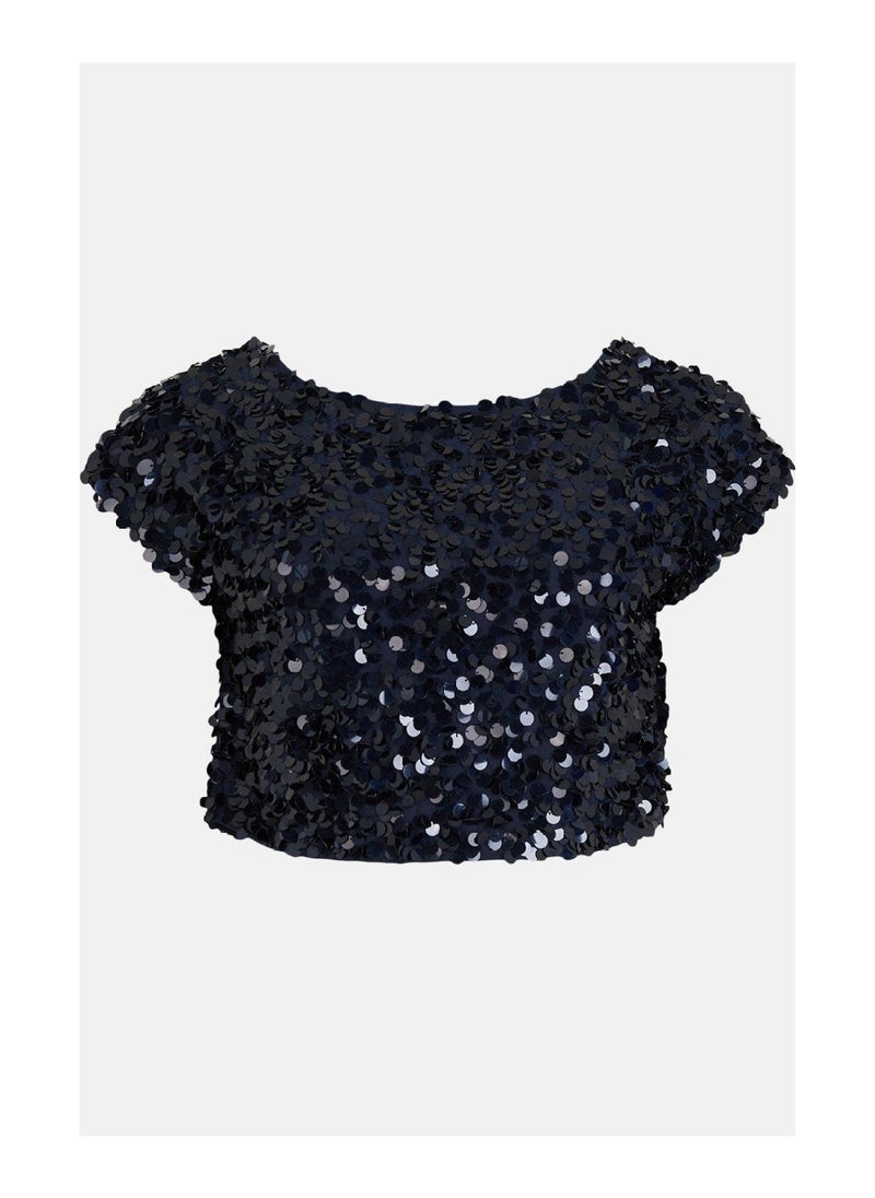 All Over Sequin Cap Sleeve T Shirt - pzsku/Z7D0B05C8C4604D95E7EAZ/45/_/1701269659/80214a6f-16ab-4d66-b695-542d075e4656