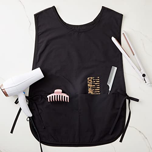 Okuna Outpost 3-Pack Smock Aprons With Pockets - Adjustable Black 19 x 28 in Polyester & Cotton - Washable Cobbler Cotton Apron - Versatile Craft, Garden & Painting Smock - Image 2