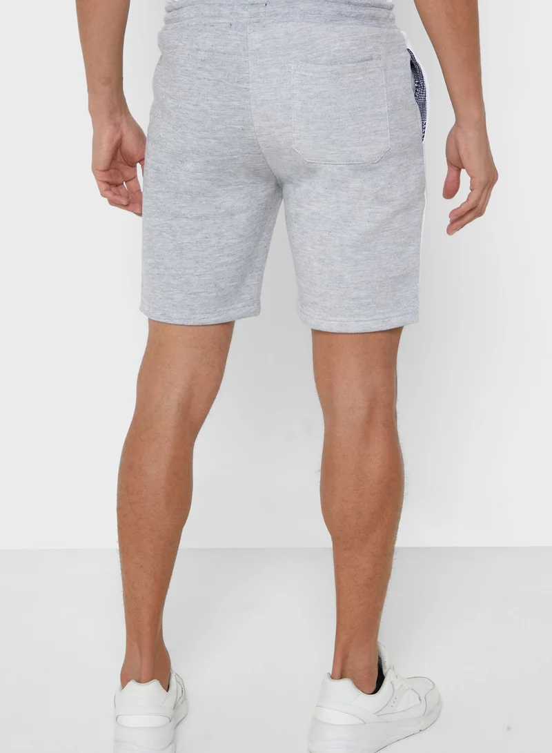BRAVE SOUL Contrast Side Panel Shorts