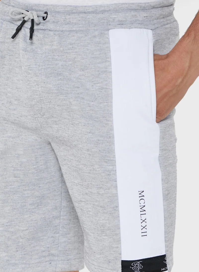 BRAVE SOUL Contrast Side Panel Shorts