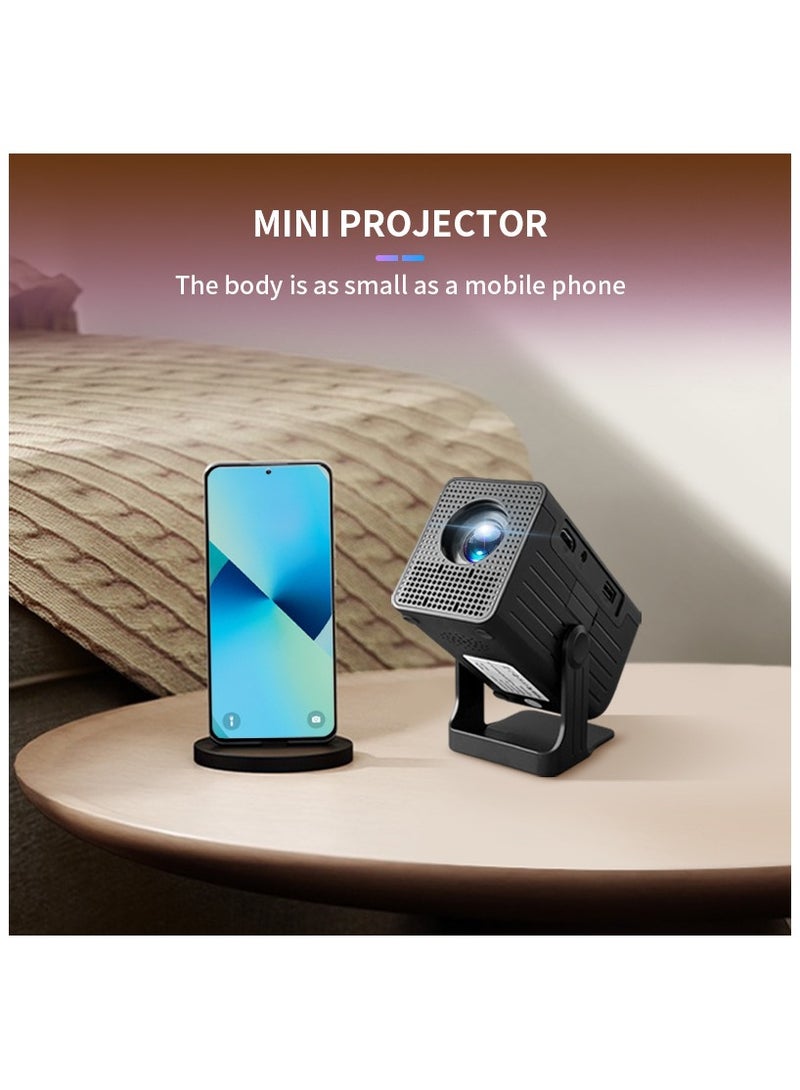Camping must-have portable projector, outdoor high-definition mini wireless phone, same screen, large battery life system: Android 11LCD resolution: 1024 * 600  - Image 2
