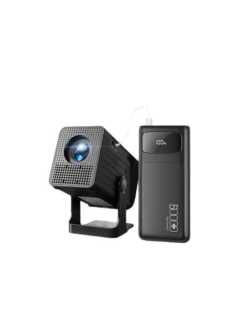Camping must-have portable projector, outdoor high-definition mini wireless phone, same screen, large battery life system: Android 11LCD resolution: 1024 * 600  - Image 5