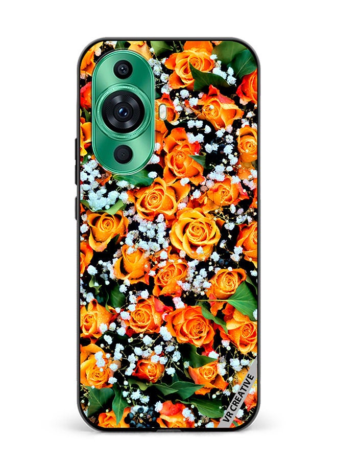VR CREATIVE Protective Case Cover For Huawei nova 11 Pro Real Flower Design Multicolour - Image 1