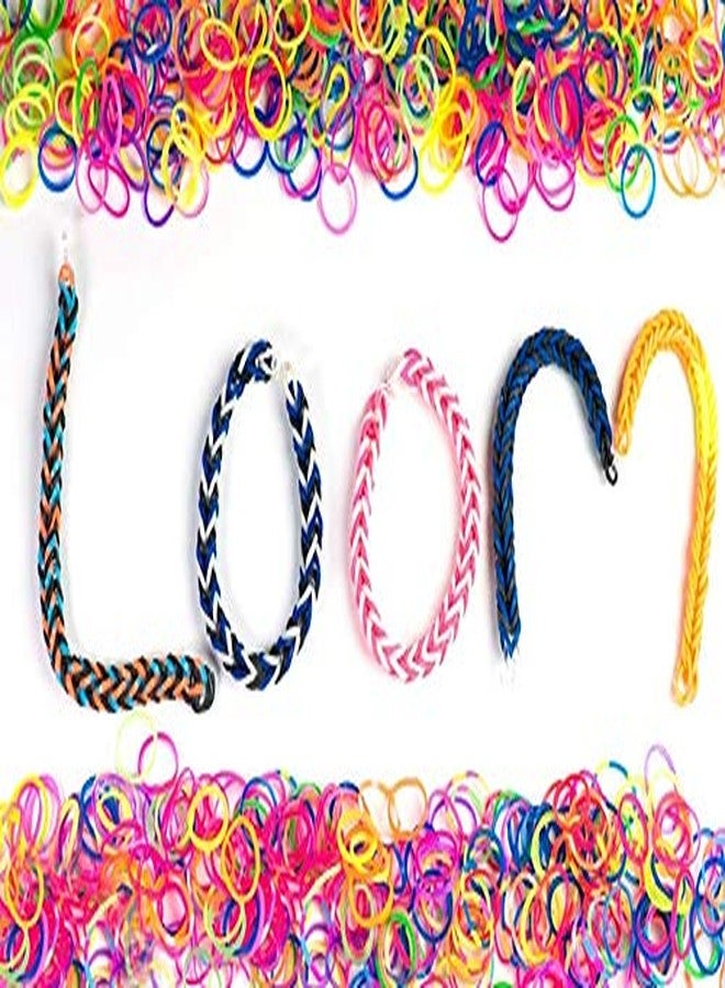 ArtBee® DIY Loom Band Kit with Colorful Rubber Bands for Making Bracelets (360+ Bands, Butterfly Case) - Image 2