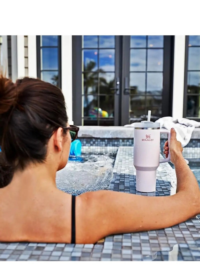 Stanley Quencher H2.0 FlowState Stainless Steel Vacuum Insulated Tumbler with Lid and Straw for Water, Iced Tea or Coffee, Smoothie and More, 40 oz - Image 3