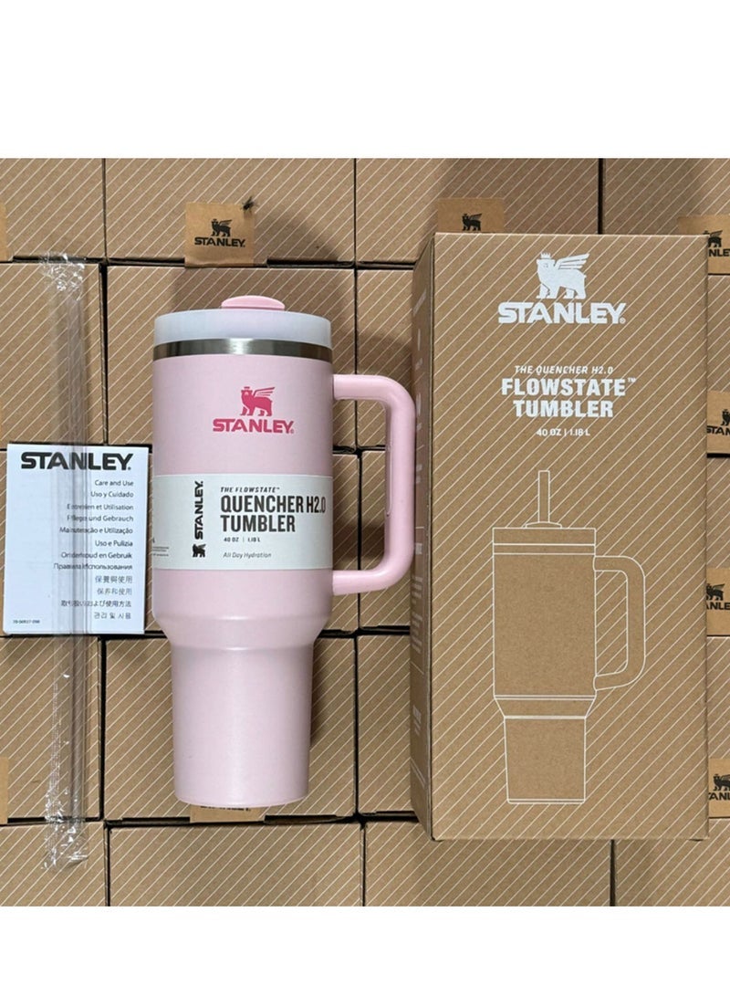 Stanley Quencher H2.0 FlowState Stainless Steel Vacuum Insulated Tumbler with Lid and Straw for Water, Iced Tea or Coffee, Smoothie and More, 40 oz - Image 5
