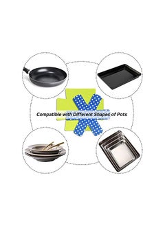 Generic set of 9, Bakeware Protectors, findTop 3 Different Sizes and Styles, Pan Stacking Protectors/Dish Scratch Protector/Pan Separator Pads to Protect Square and Rectangular Cookware  - Image 3
