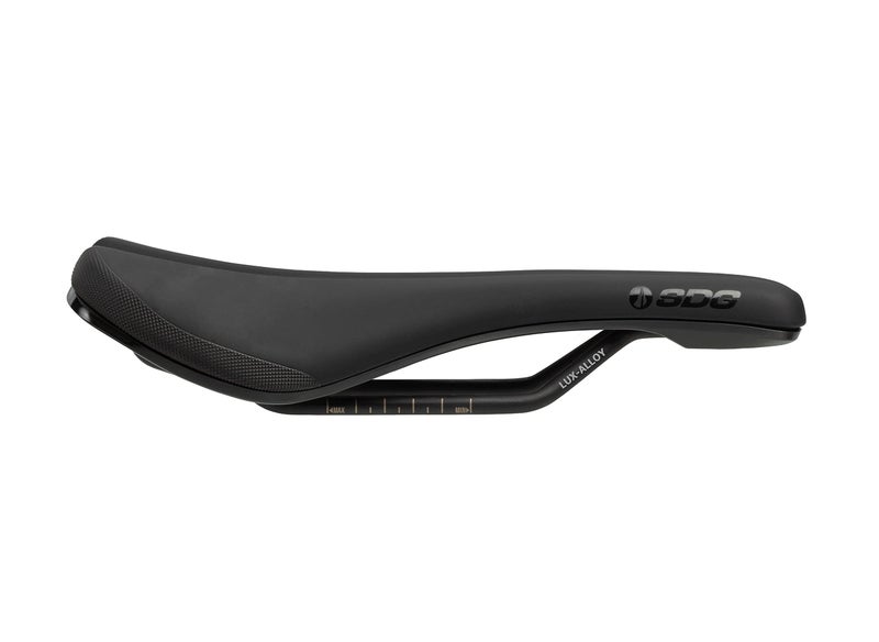 SDG Components, Bel-Air V3 Lux-Alloy, Saddle, 260 x 140mm, Unisex, 236g, Black/Black - Image 1