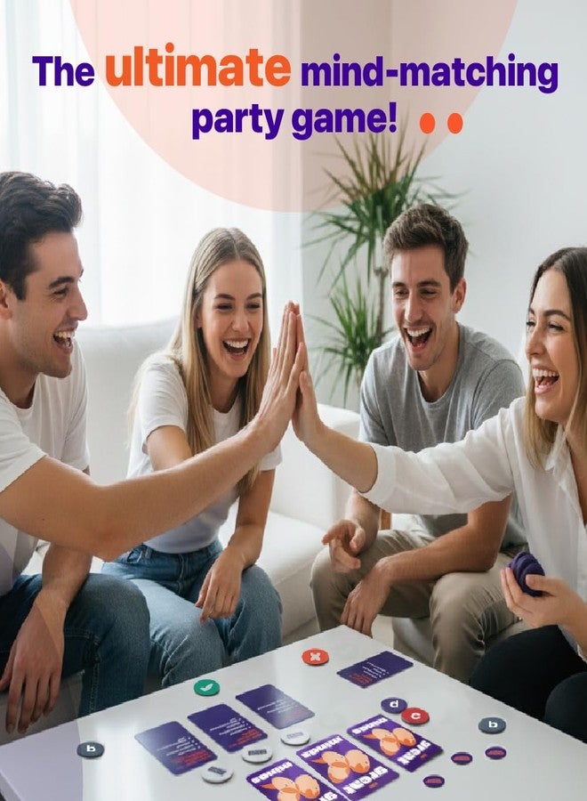 Binca Card Game - Great Minds, Hilarious Mind-Matching Party Game for Teens, Adults & Families, Perfect for Parties, Gamenights, Trips & Get-Togethers, Gifts for Game Lovers, 4-8 Players - Image 2