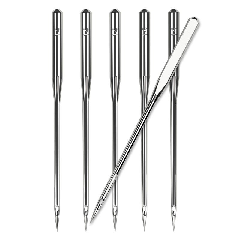 HLARTNET 50 Pcs Universal Size 90/14 Sewing Machine Needles, Heavy Duty Sewing Machine Needles for Embroidery Leather Jeans, Compatible with Kind of Home Sewing Machine - Image 1