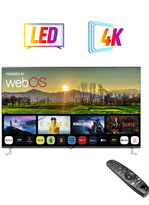 50 Inch LED WebOS Smart TV, Magic Remote, Cinema Screen Design 4K Ultra HDR, OS50JW4KM