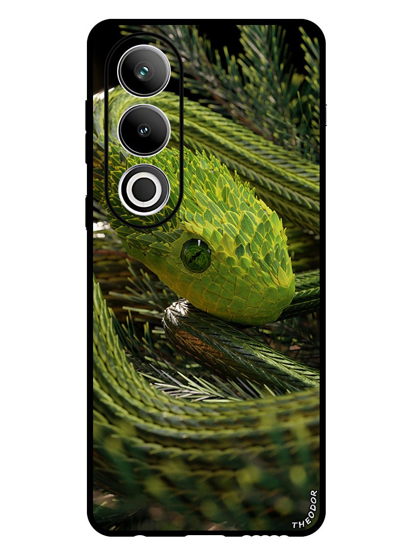 Theodor Protective Case Anti Scratch Shock Proof Bumper Cover For OnePlus Ace 3V snake_green_reptile - Image 1