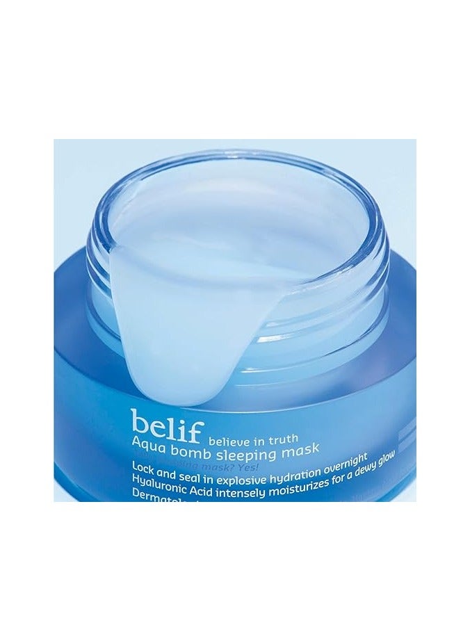 belif قناع النوم أكوا بومب من بيليف لترطيب البشرة طوال الليل، 75 مل - Image 3