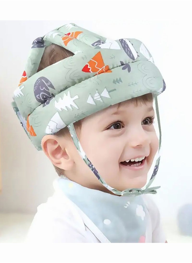 Generic Child Safety Helmet Baby Helmet Adjustable Baby Head Protector Safety Protective Hat For Head Protection and Crawling Walking  - Image 2