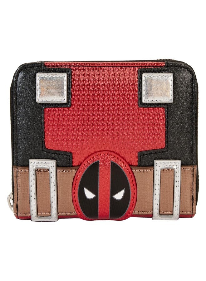 Loungefly LF Marvel Deadpool Metallic Collection Cosplay Zip - Image 2