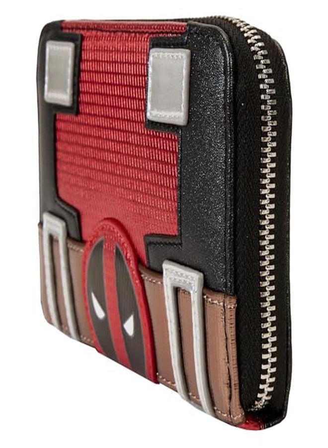 Loungefly LF Marvel Deadpool Metallic Collection Cosplay Zip - Image 3