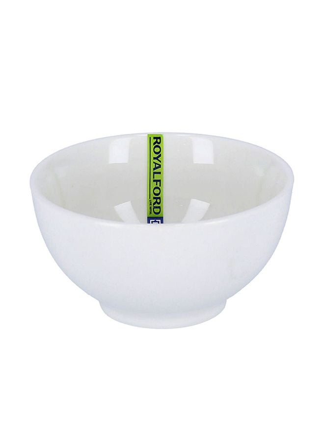 Royalford Porcelain Bowl White 4.5inch - Image 1