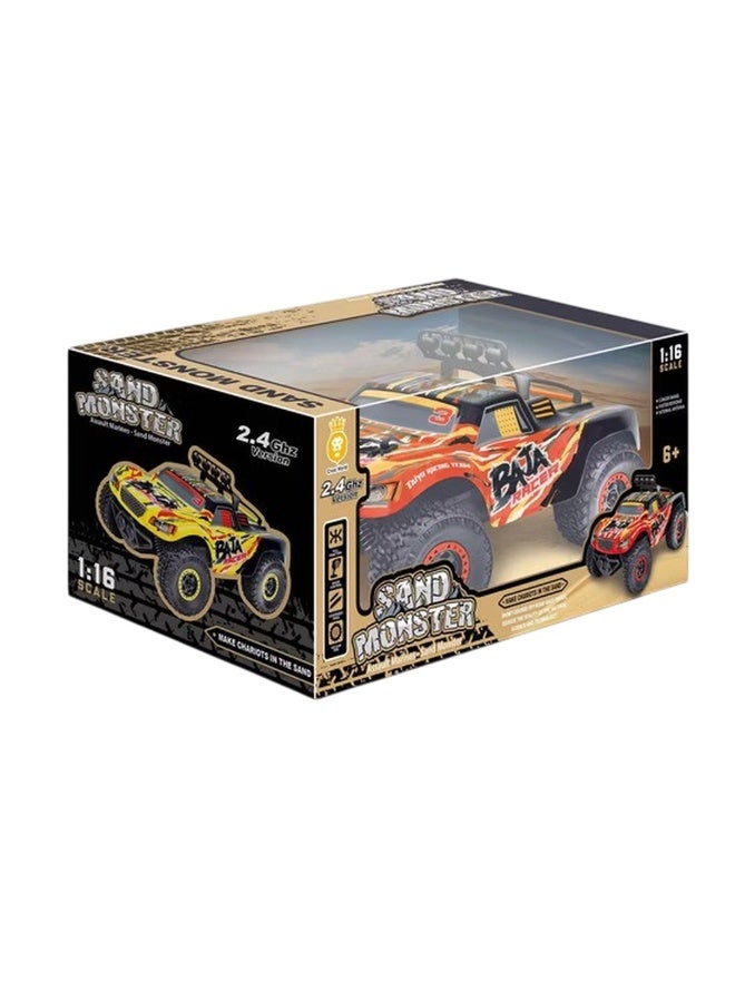 سيارة الرمال الجبلية 1:16 مع ريموت تحكم - احمر - 699-139 - Image 1