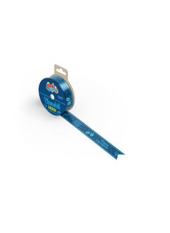 Izzy 'n' Dizzy Hanukkah Gift Wrap Ribbon - Blue Nylon Wrapping Paper Ribbon - 15Mm X 3Mm  - Image 3