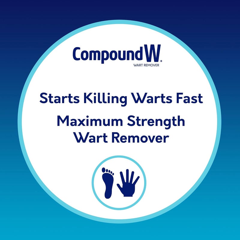 Compound W One Step Pads | Salicylic Acid Wart Remover | 14 Count (Pack of 1) Pads, White - Image 2