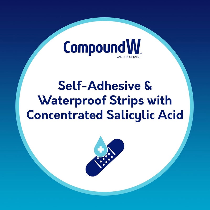 Compound W One Step Pads | Salicylic Acid Wart Remover | 14 Count (Pack of 1) Pads, White - Image 3