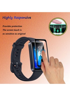 SNW Screen Protector compatible with Huawei Band 8, No Bubbles, Anti-Scratch, 3D Curved, HD Screen Protector for Huawei Band 8  - Image 4
