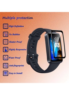 SNW Screen Protector compatible with Huawei Band 8, No Bubbles, Anti-Scratch, 3D Curved, HD Screen Protector for Huawei Band 8  - Image 2
