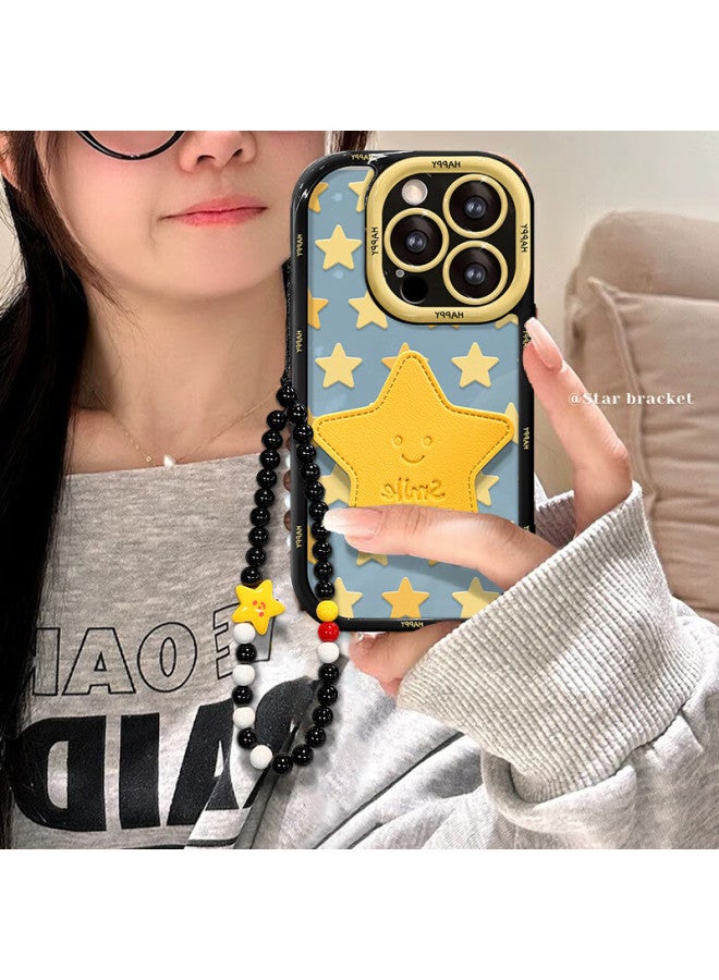 Zitai Apple 16 Phone Case Iphone 16 Pro Protective Cover With Phone Stand Creative Anti-Drop Soft Shell【Star Stand - With Lanyard】 - Image 3
