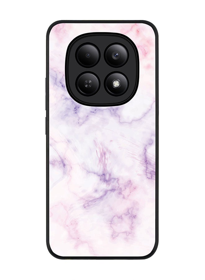 For Xiaomi Redmi Note 15 4G Case,Slim fit Camera Protection, Shockproof Thin Phone cover  - Marble Print Cotton Candy