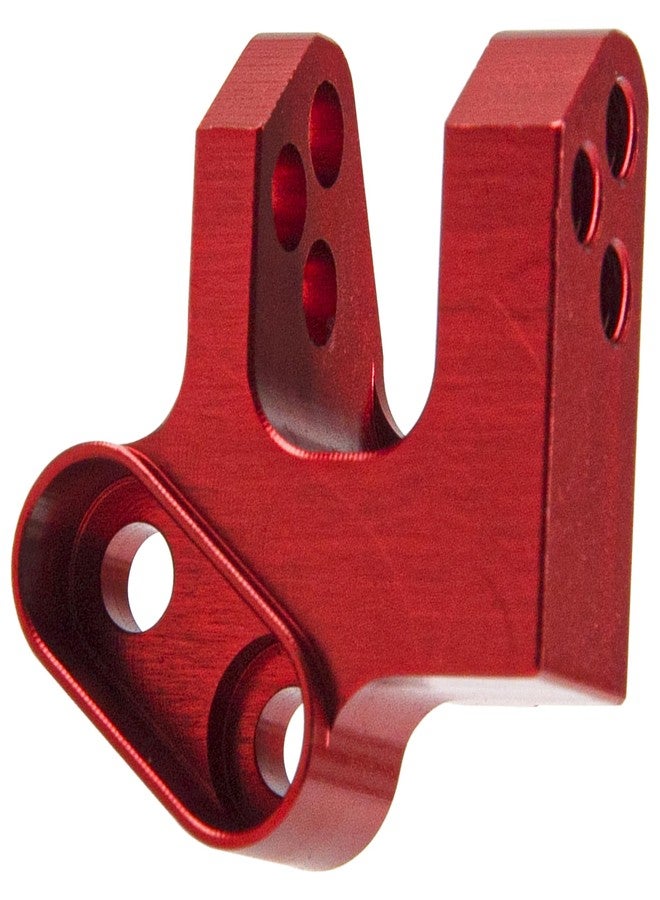 Vgoohobby Metal Upper Center Link Mounts Compatible with Axial SCX10 III AXI03007 1/10 RC Crawler Car Upgrade Parts (Red) - Image 3