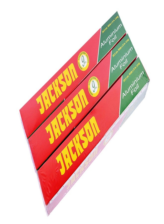 Jackson Aluminium Foil Paper for Food - Pack of 3 Rolls - GAURANTEED 9mts Per Roll. - Image 2