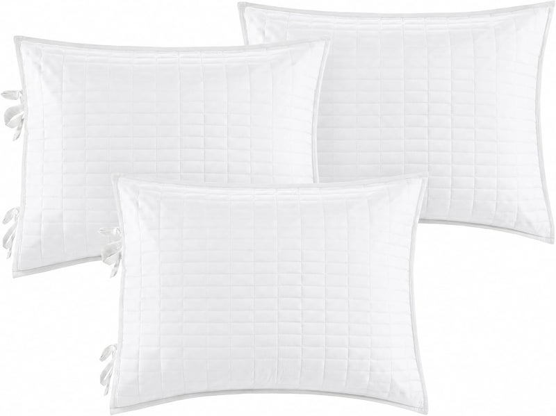 Daybed Cover - Luxe Double Sided-Quilting, All Season Cozy Bedding with Bedskirt, Matching Shams, Kienna White 75"x39" 5 Piece - Image 3
