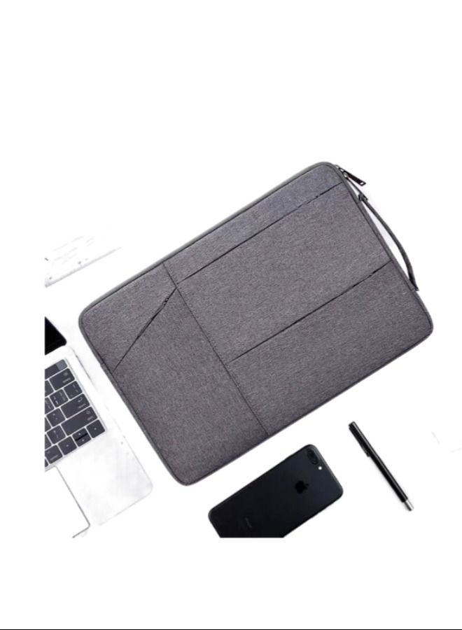 Cool Baby Laptop Bag for Macbook Air Pro Retina 15.6" Tote Sleeve Dark Gray  - Image 4