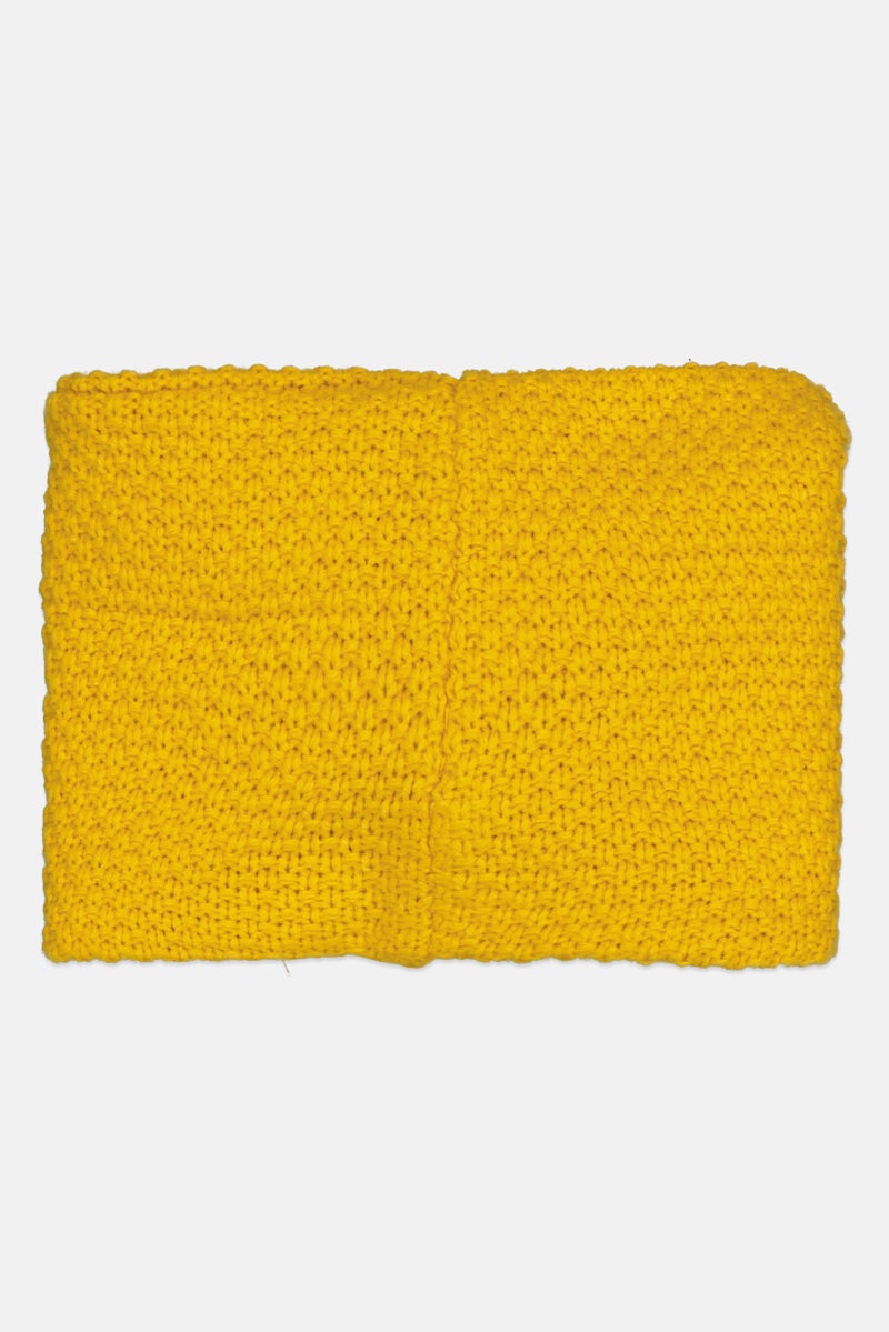 Cool Club Toddlers Girl Textured Scarf 23 D cm, Mustard  - Image 2