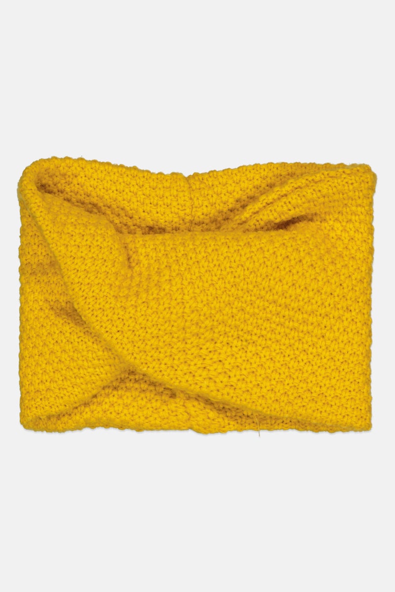 Cool Club Toddlers Girl Textured Scarf 23 D cm, Mustard  - Image 1