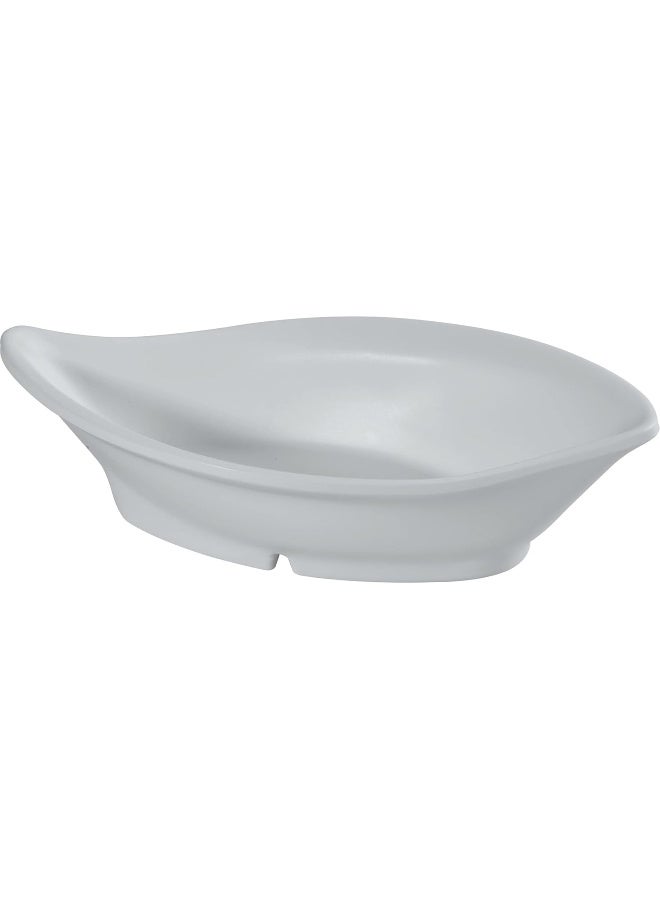 Servewell Melamine Horeca White Mini Boat Bowl 13x7cm