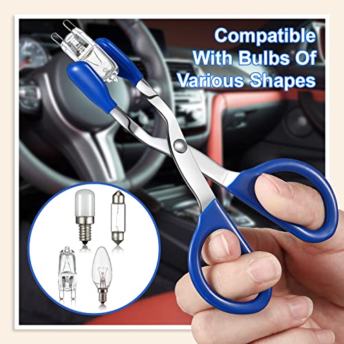 Minatee Mini Halogen Light Bulb Pliers Removal Tool, Common to Removing Car Dashboard Interior and Broken Hard Reach Miniature Light Bulb(Blue) - Image 4