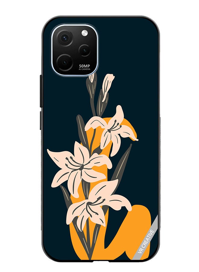 VR CREATIVE Protective Case Cover For Huawei Enjoy 50z Alphabet G Design Multicolour - Image 1