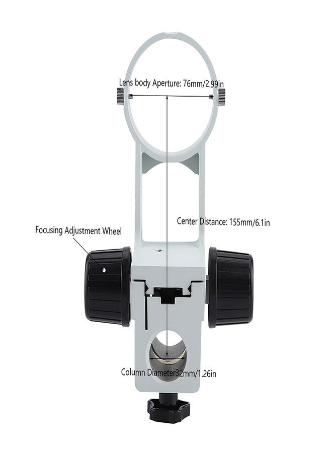 Uxsiya Adjustable Microscope Holder , Microscope Focusing Bracket Microscope Stand Head Stable Great Performance Microscope Holder with Bracket Lock for Microscopes - Image 3