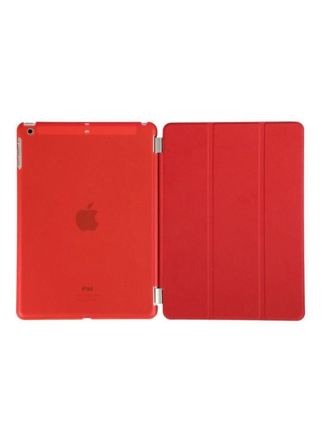 Smart Stand Front Back Case Cover For Apple iPad Mini 4 Red