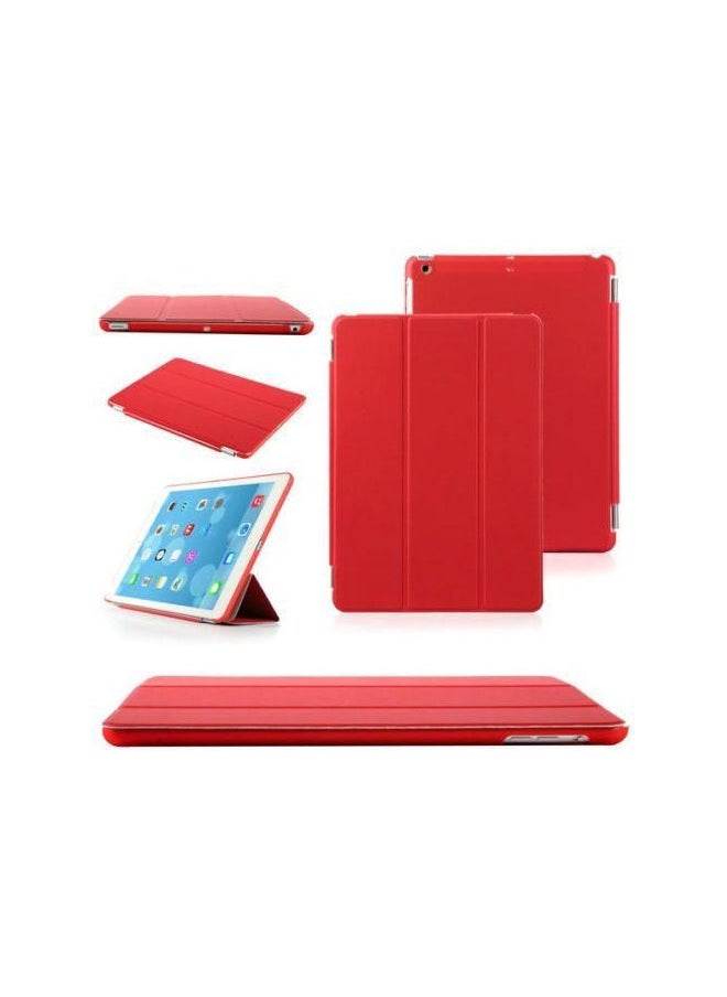 Smart Stand Front Back Case Cover For Apple iPad Mini 4 Red