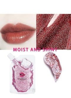 LANGMANNI DIY Lip Gloss Base, Lip Gloss Base Oil Material Lip Makeup Primers, Primer for DIY Handmade Micro Light Lip Balms Lip Gloss, Moisturizing Basic Gel - 20ML (Pink Pearlescent)  - Image 3