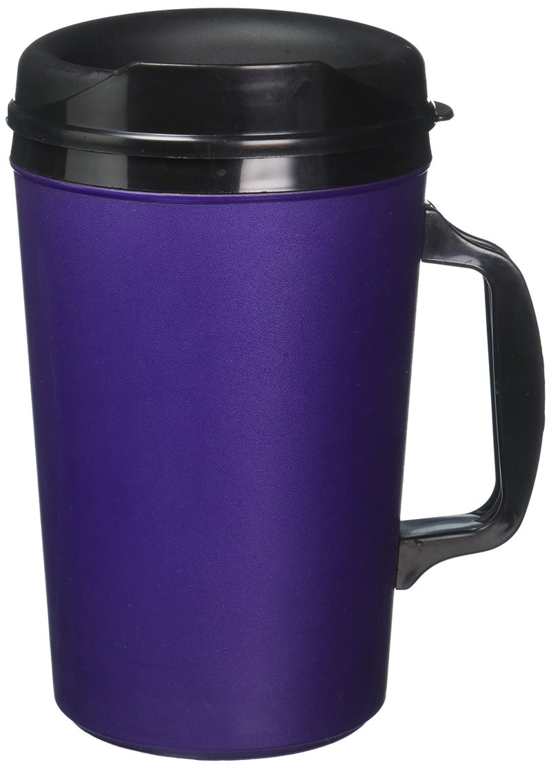 GAMA Electronics 20 Oz Thermoserv Foam Insulated Coffee Mug  Purple