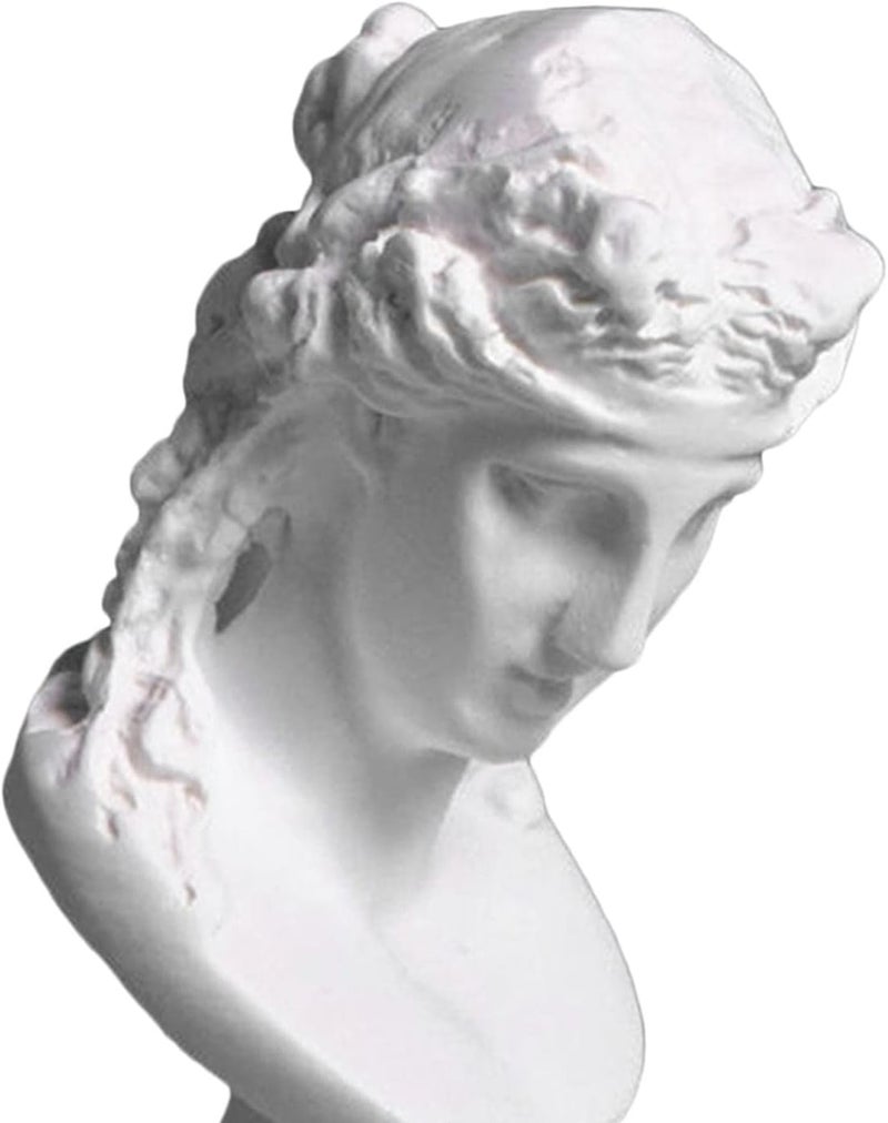 klarakoBust Statue Sculpture,Classic Greek Figure Head Statue Art Craft Resin Figurine Head Sculptures Decoration Sketch Ornament Small klarakoArias - Image 2