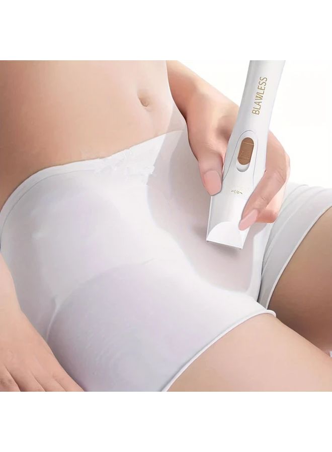 Women Blue 3 In 1 Electric Hair Removal Kit USB Rechargeable Underarm Razor Built In Li Ion Battery 150mAh Full Body Epilator Facial Trimmer And Nose Hair Trimmer Multi Functional Personal Grooming Device - Image 1